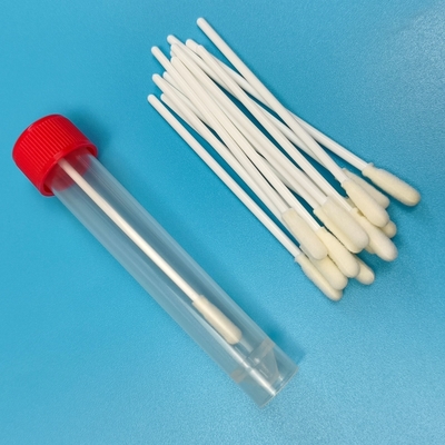 8cm PP Stick Steril Foam Tip Swab dengan Tube Environmental Surface Sampling Swab untuk Laboratory