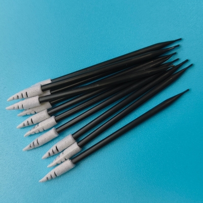 751 Lint Free Spiral Pointed Cleanroom Sponge Detailing Swab Precision Foam Swab untuk Pembersihan Mobil