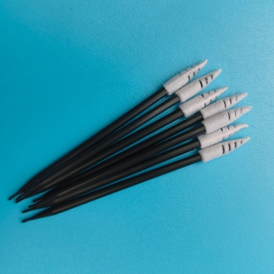 751 Lint Free Spiral Pointed Cleanroom Sponge Detailing Swab Precision Foam Swab untuk Pembersihan Mobil
