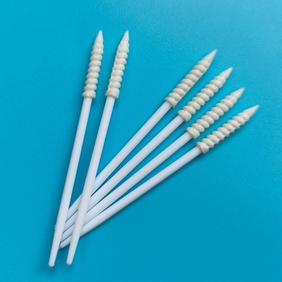 752 Green Handle Pointed Foam Swab 3.6mm Tip untuk membersihkan perhiasan mobil
