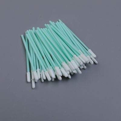 70mm Small Head Polyester Swab - 2mm Ultra-Thin Tip - untuk PCB Flux, Solder Paste, Connector Pins & Sensor Slots - 100pcs