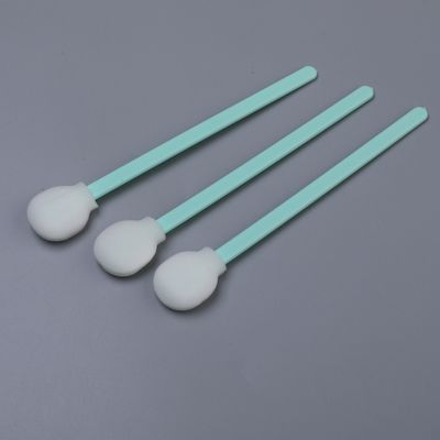 Swab spons panjang 128mm dengan desain ujung bulat untuk pembersihan presisi - 50 pcs per paket