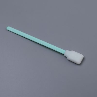 TX707 Gaya Printer Kepala Pembersih Swab Bebas Serat Busa Kepadatan Tinggi Ujung PP Menangani Cleanroom Spons Swab 128Mm 50 Buah Pak