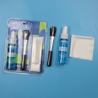 4 in 1 Portable Microfiber Cleaning Wipes Screen Cleaner Laptop Lens Cleaning Kit dengan Solusi