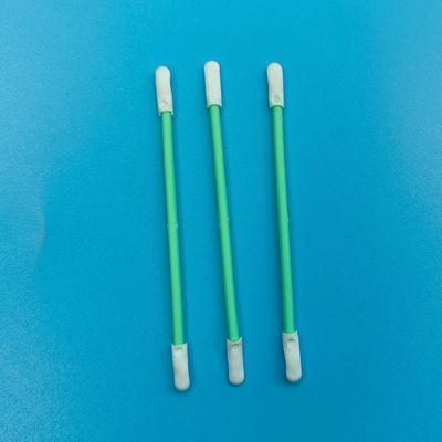 TX758 Lint Free Double Ended ESD Polyester Swab Precision Cleanroom Detailing Swab untuk Penghapusan Bubuk
