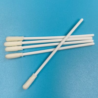 8cm PP Stick Round Foam Tip Surface Sampling Swab Pengendalian Lingkungan Pengumpulan spesimen Swab untuk makanan
