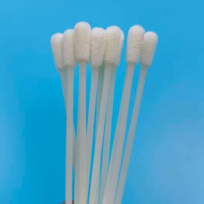 146mm ABS Stick Disposable Flocked Nylon Surface Sampling Swab Flu Test Swab Oral Sampel Pengumpulan Swab Steril