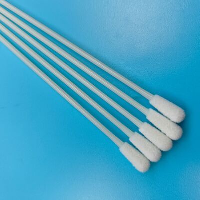 146mm ABS Stick Disposable Flocked Nylon Surface Sampling Swab Flu Test Swab Oral Sampel Pengumpulan Swab Steril