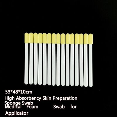 53*48*10cm Penyerap Tinggi Swab Sponge Skin Swab Medical Foam untuk Aplikasi