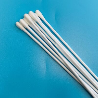 Disposable Breakable PS Stick Dacron Surface Sampling Swab untuk Food Flu Test Swab Pengumpulan Sampel Oral