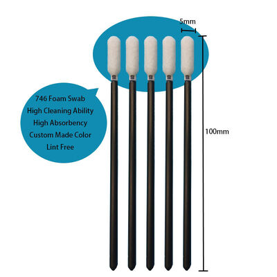 TX746 Spons Penyeka Pembersih Otomotif Pegangan Hitam Bebas Serat Penyeka Busa Presisi Penyeka Detail untuk Pembersih Mobil