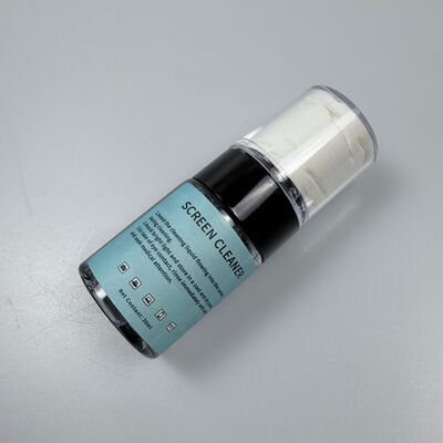 Screen Cleaner Spray dengan Microfiber Wipes - Aman untuk Lensa dan Elektronik dalam Ukuran 30/60/80/100/120mL