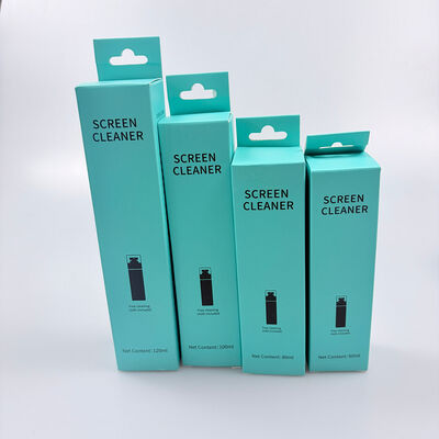 Screen Cleaner Spray dengan Microfiber Wipes - Aman untuk Lensa dan Elektronik dalam Ukuran 30/60/80/100/120mL