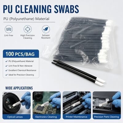 T-11 Ruby Stick Lint Free Swab ️ 5mm High Absorbency PU Foam, Bisa dicuci & Tanpa Lint untuk Printer & Optical Cleaning
