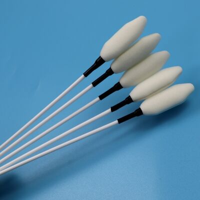 16mm High Absorbency Big Foam Tip Medical Cleaning Swab 21cm Long PP Stick Trocar Wipe Swab Sponge Swab