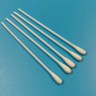 9Cm PS Stick Dacron Steril Oral Swab Tes Flu Koleksi Spesimen Swab Swab Pengambilan Sampel Permukaan untuk Pemantauan Lingkungan