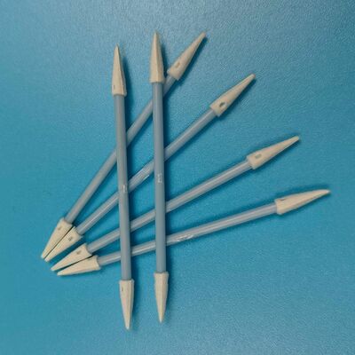 Lint Free Blue Handle 3.6mm Mini Sponge Swab Car Cleaning Detail Swab Precision Cleaning ESD Foam Swab untuk Cleanroom