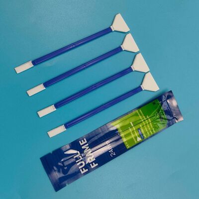 Individu Terbungkus 24mm V Bentuk Mikrofiber Swab Double Ended Kamera Pembersihan Swab Full Frame Sensor Swab Detail Swab
