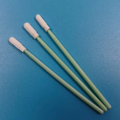 743 Cotton Swab Presisi Bebas Serat 3.8mm Pembersih Bebas Serat Ruang Bersih Cotton Swab Pembersih Elektronik Cotton Swab Poliester ESD