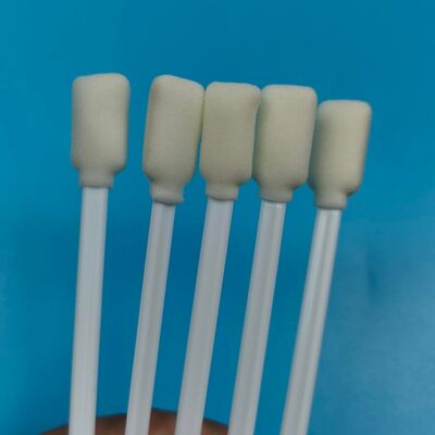 Penyeka Pembersih Spons Persegi Panjang Ujung Ganda Tongkat PP Putih Penyeka Kamar Bersih Ujung Busa Pembersih Printer Mimaki