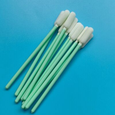 Swab Busa Poliuretan Berbungkus Individual Steril Swab Oral Swab Pengumpul Spesimen dengan Batang PP