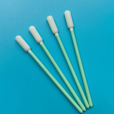Swab Busa Poliuretan Berbungkus Individual Steril Swab Oral Swab Pengumpul Spesimen dengan Batang PP