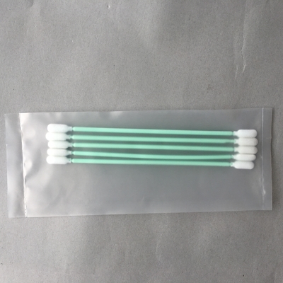 TX740B Cleanroom Q Tips, Kapas Pembersih, Tongkat Hijau Untuk Pembersihan PCB