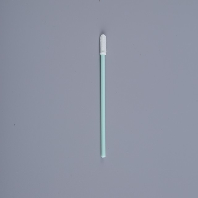 Pembersih Semikonduktor Penyeka Anti Statis Kepala Tipis White Foam Green Stick