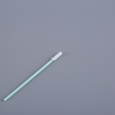 Pembersih Semikonduktor Penyeka Anti Statis Kepala Tipis White Foam Green Stick