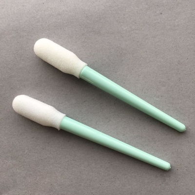 Open Cell Foam Cleaning Swab Green Stick 100 Pcs / Bag Untuk Keyboard / Keypad