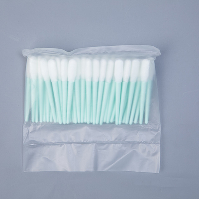 Open Cell Foam Cleaning Swab Green Stick 100 Pcs / Bag Untuk Keyboard / Keypad