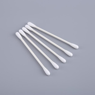 Rumah Menggunakan Cotton Bud Swab Ujung Bulat Ganda Dan Tongkat Kertas Tidak Ada Polusi