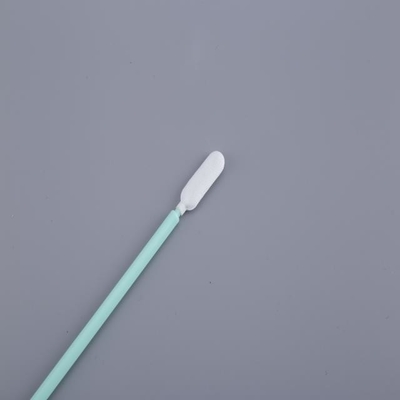 Cleanroom Tiny Cotton Swab Polyester Nonwoven Kepala Berlaku Untuk Semikonduktor