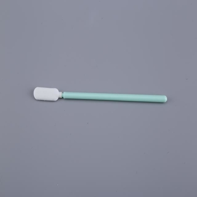 Cleanroom Tiny Cotton Swab Polyester Nonwoven Kepala Berlaku Untuk Semikonduktor