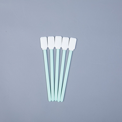 Lint Free Polyester Swab Stick Kepala Non Woven Untuk Membersihkan Printer Inkjet