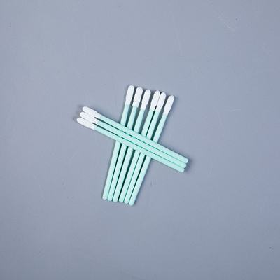 Lab Double Layer Polyester Swab, Clean Room Cotton Swab Plastic Sticks