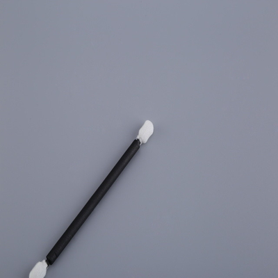 Open Cell Clean Room Penyeka Kapas Hitam PP Stick 100 Pcs / Bag SGS Disetujui