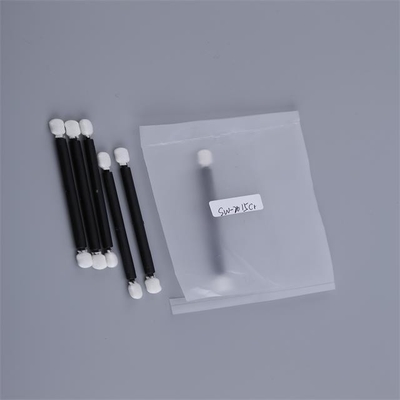 Kepala Ganda Tongkat Hitam Foam Cleaning Swab untuk Elektronik Konsumen