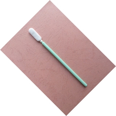 Kepala Bulat Besar Polyester Swab Polypropylene Stick Untuk Semikonduktor