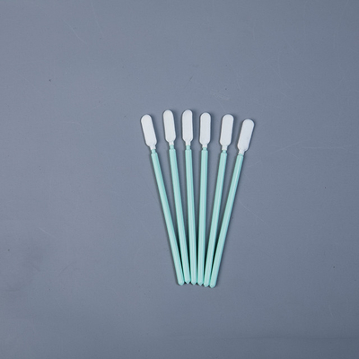 Kepala Bulat Besar Polyester Swab Polypropylene Stick Untuk Semikonduktor