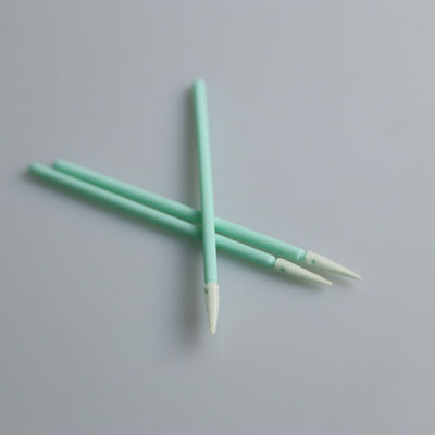 Dust Free Cleanroom Foam Swab dengan Micro Pointed Tip untuk Pembersihan Elektronik 76mm panjang