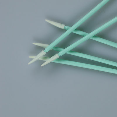 Dust Free Cleanroom Foam Swab dengan Micro Pointed Tip untuk Pembersihan Elektronik 76mm panjang