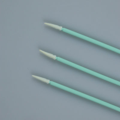 Dust Free Cleanroom Foam Swab dengan Micro Pointed Tip untuk Pembersihan Elektronik 76mm panjang