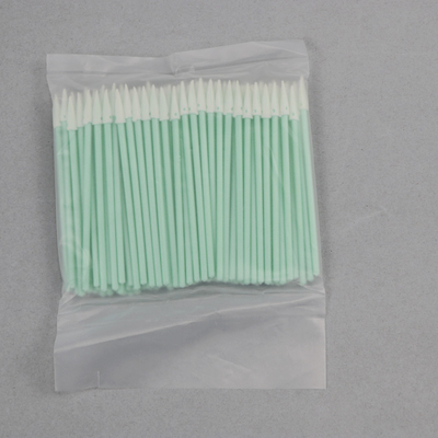 Cleanroom Clean Cotton Swab bebas debu Menunjuk Tip Elektronik Membersihkan Penyeka Busa