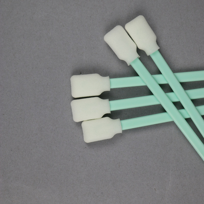 Sterilisasi Non-steril Swabs busa industri 707-jenis Lint-Free Kepala persegi panjang Untuk pembersihan permukaan sensitif Sesuai