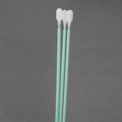 165mm Cleanroom Polyester Lint Free Cleaning Swab Sekali Pakai Untuk Printer