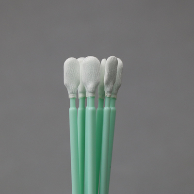 165mm Cleanroom Polyester Polypropylene Lint Kepala Dayung Swab Gratis