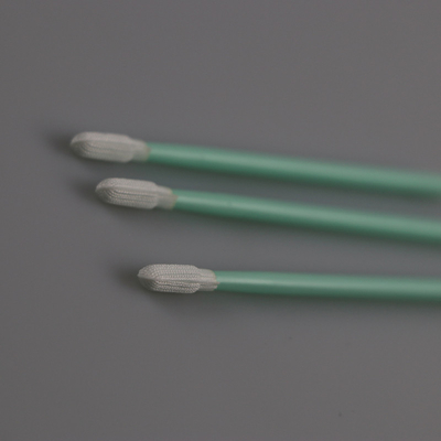 165mm Polyester Dacron Swab Dengan Heat Shrink Green Rigid Handle Swab