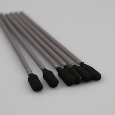Gray PP Stick Open Cell Foam Cleanroom Swab Untuk Penggunaan Industri