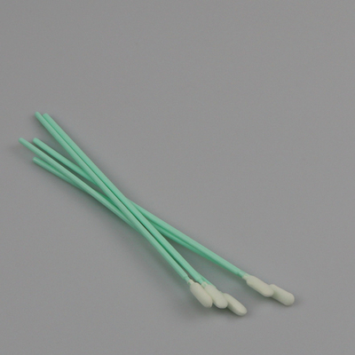 Black Handle 6.6 Inch Foam Cleaning Swab Membersihkan Produk Tempat Yang Sulit Dijangkau Bersih